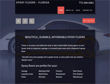Tablet Screenshot of epoxyfloorsverobeach.com
